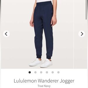 Lululemon Wanderer Jogger (True Navy)